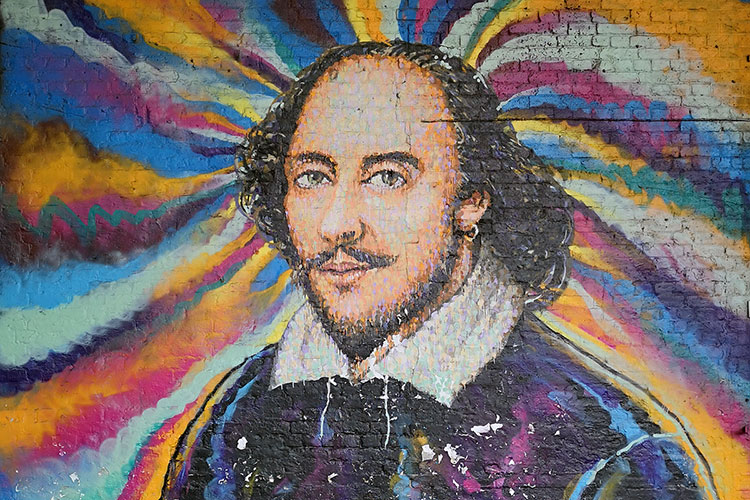 Шекспир. Граффити в Лондоне